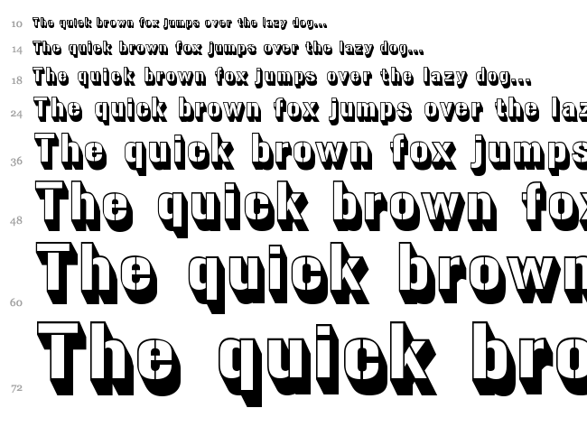 Gunplay font waterfall